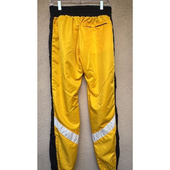 Daniel Patrick Mens Track Pants Yellow Black Size Small New Designer - Picture 5 of 6